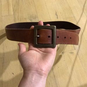 Brown Leather Belt